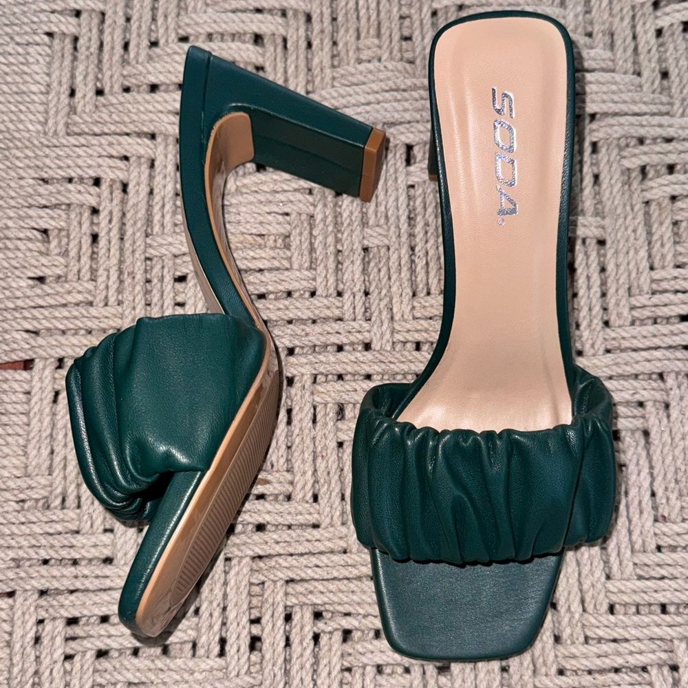 Olivia Block Heels Size 5.5